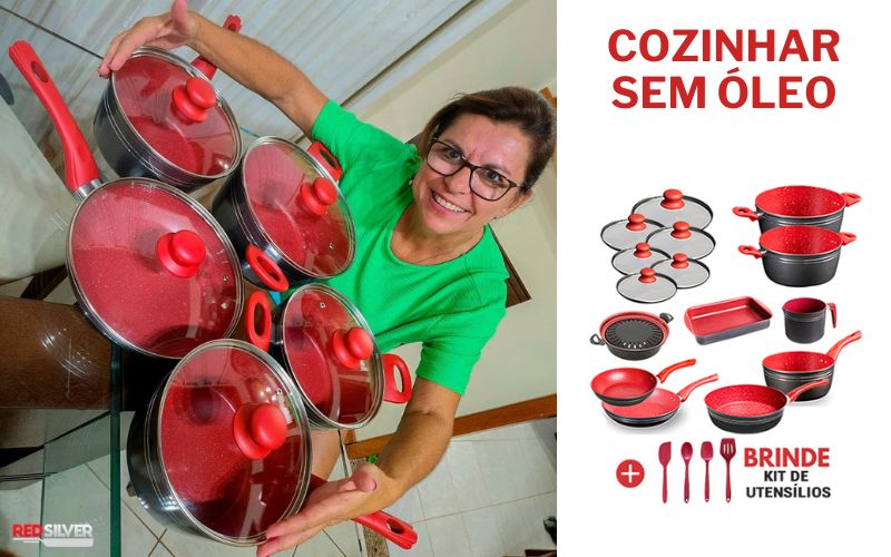 Cozinhando de forma saudável com as inovadoras panelas RedSilver – Conheça as RedSilver Panelas