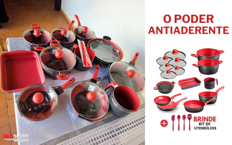 Explore a eficácia do revestimento antiaderente das panelas Red Silver – Conheça as Panelas RedSilver